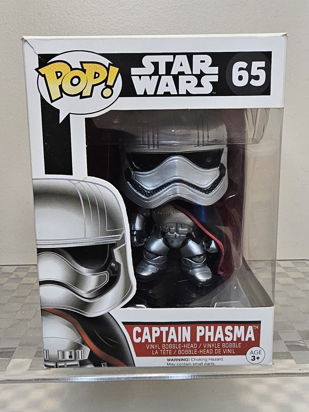 Funko Pop! Star Wars Captain Phasma #65 - Silver and Black